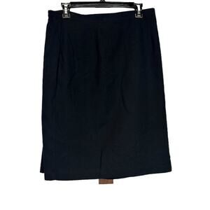 Sag Harbor Black Dressy‎ Work Pencil Skirt Size 14